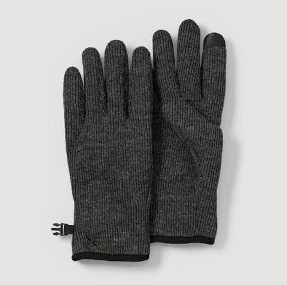 Eddie Bauer Men's Windcutter® Fleece Touchscreen Gloves Size Large NWT - Picture 1 of 5